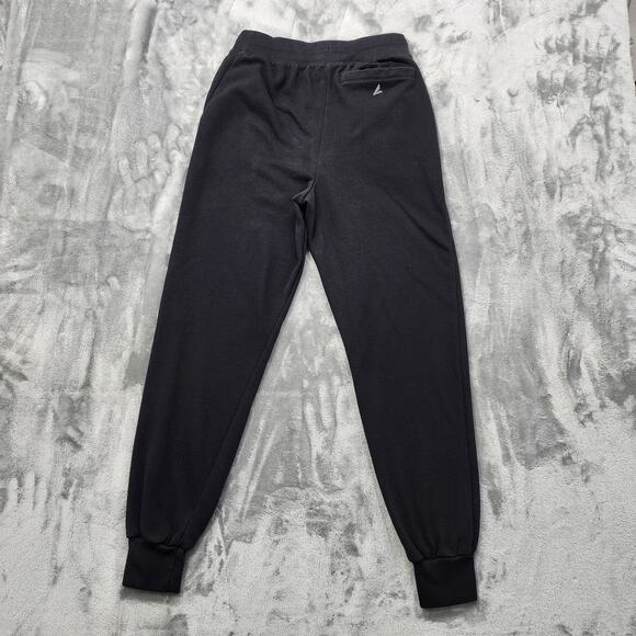 BSN SPORTS Pants Mens S Black Cotton Rich Fleece Joggers Athletic Cut Workout - Picture 2 of 13